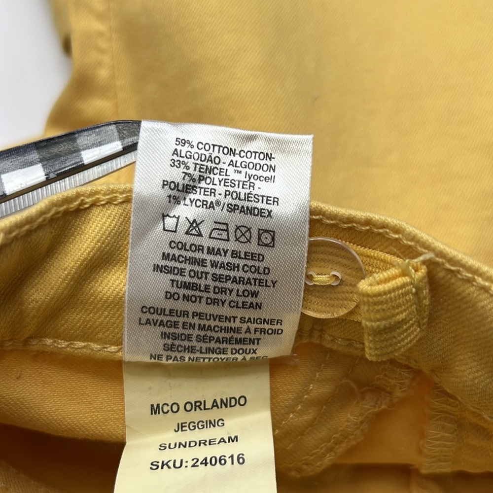 WARP + WEFT KID’S MCO ORLANDO JEGGING SUN DREAM NWT SZ 6 - Picture 8 of 10